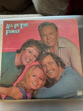 All in the Family Vinyl Record - Pink Cover